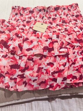 Blu Pepper Ruffle Mini Skirt/Skort